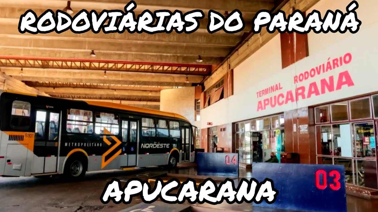 RODOVIÁRIA DE APUCARANA/PR | TODAS AS EMPRESAS E LINHAS INTERESTADUAIS E INTERMUNICIPAIS