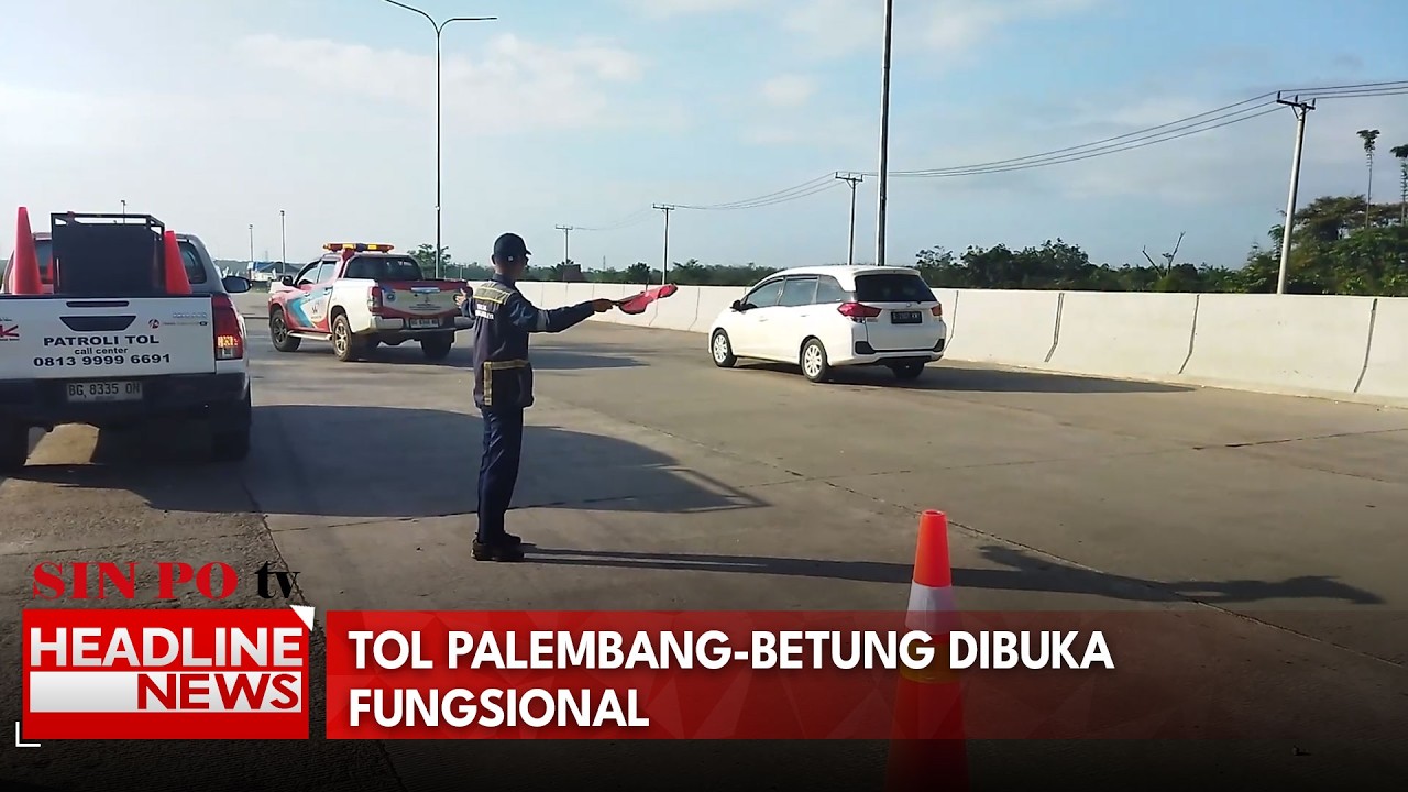 Tol Palembang-Betung Dibuka Fungsional