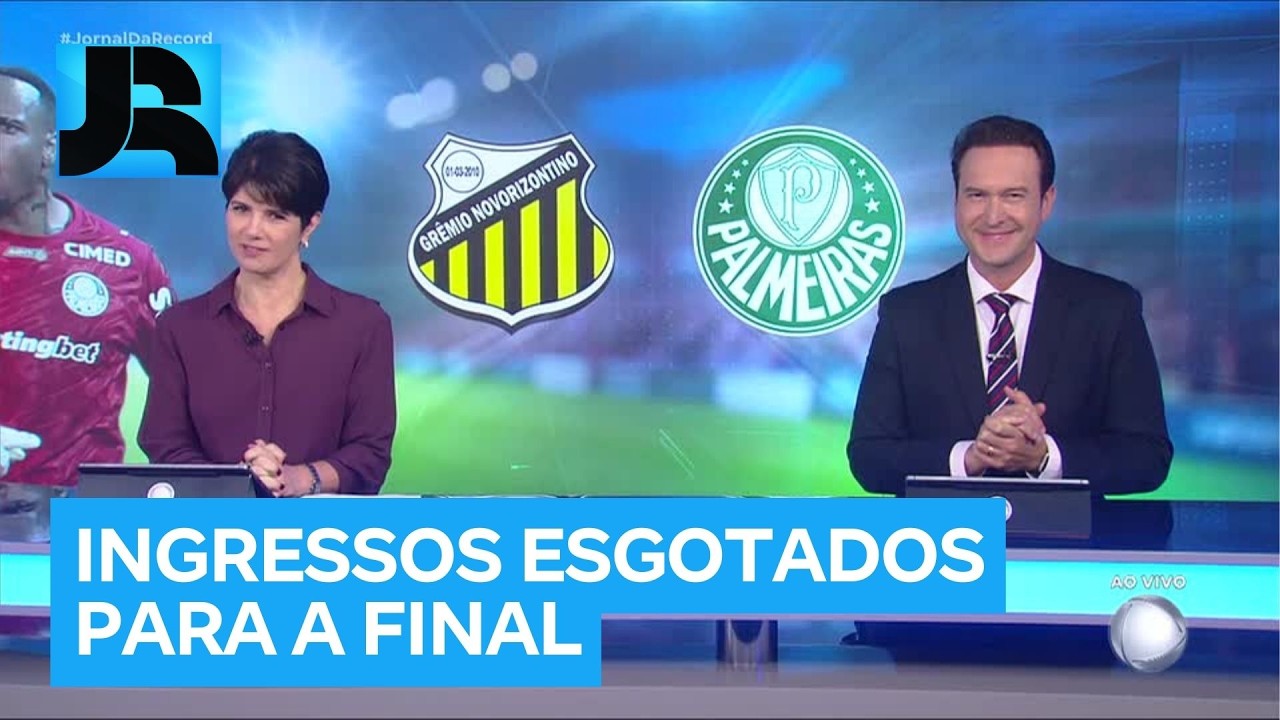 Torcidas de Novorizontino e Palmeiras esgotam ingressos para a final do Paulistão neste domingo (8)