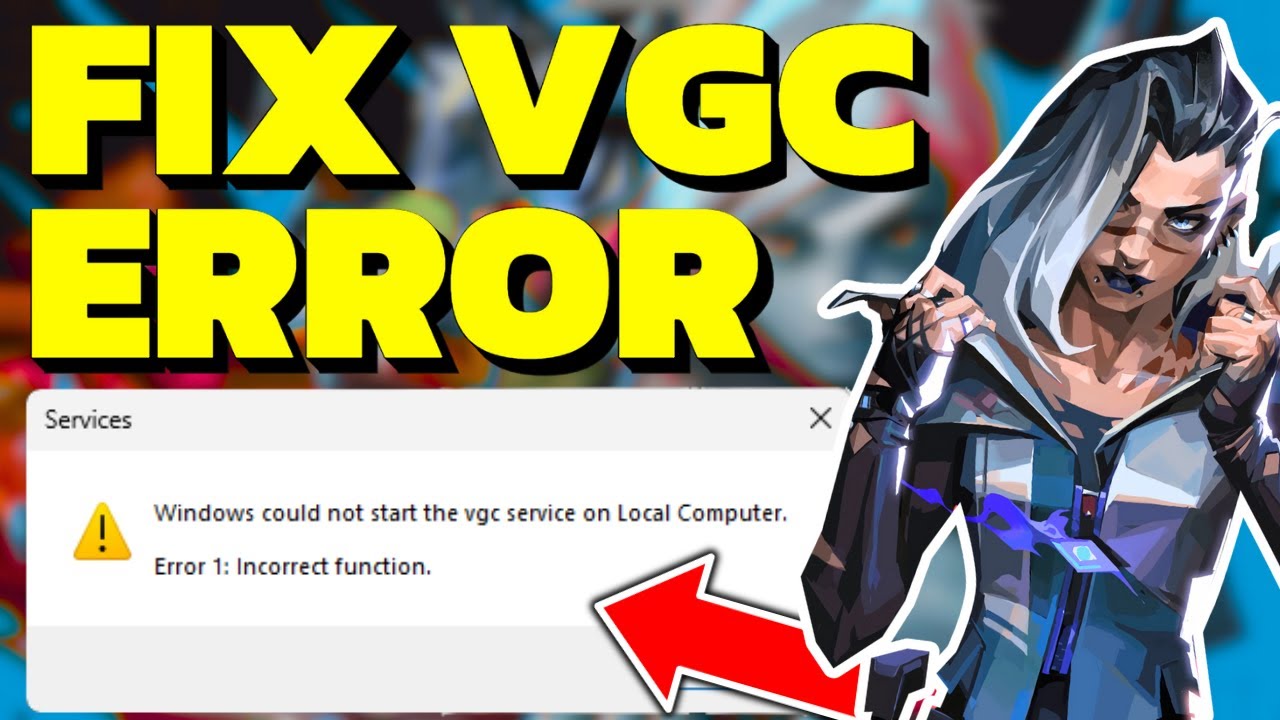 How To Fix Valorant VGC Service Error