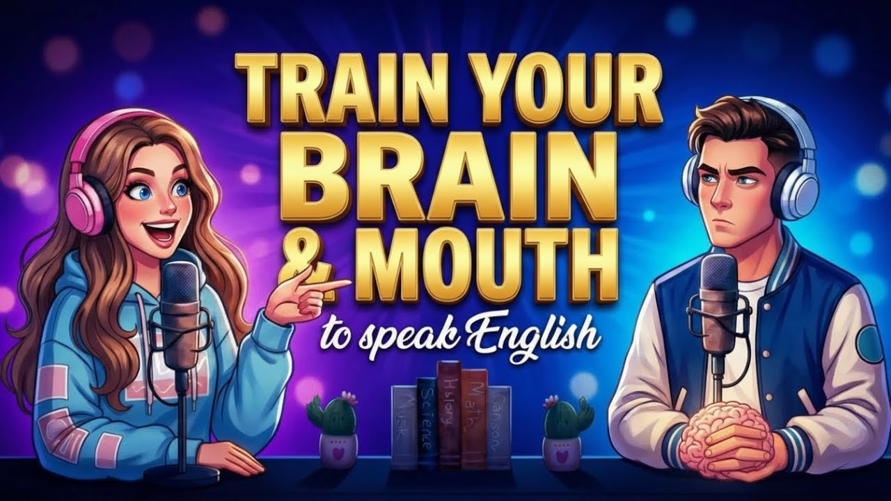 Train Your Brain & Mouth to Speak English Achieve Spontaneous Fluency English Podcast Tips