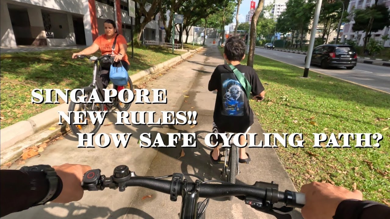 New Rules! How safe cyling path in Singapore? 🇸🇬 #cycling #bicycle #pcn #singapore 