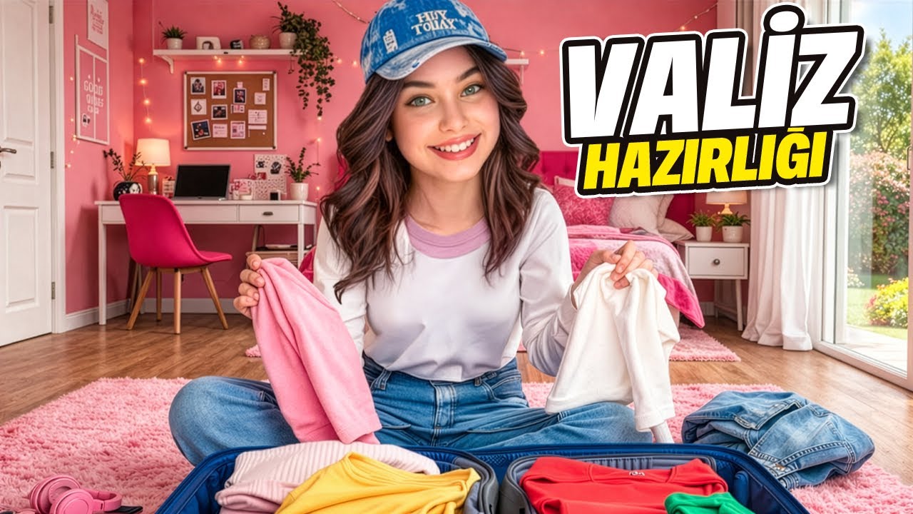ELİF SİNEM VALİZ HAZIRLIK VLOG !! DOLABIMDAKİ ELBİSELERİ HEDİYE EDİYORUM !! 