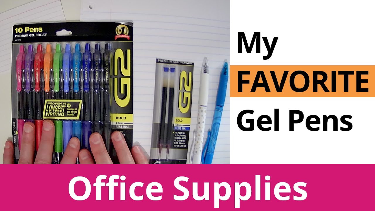 My Favorite Gel Pens #officesupplies #officesupply | ShannonMedisky.com