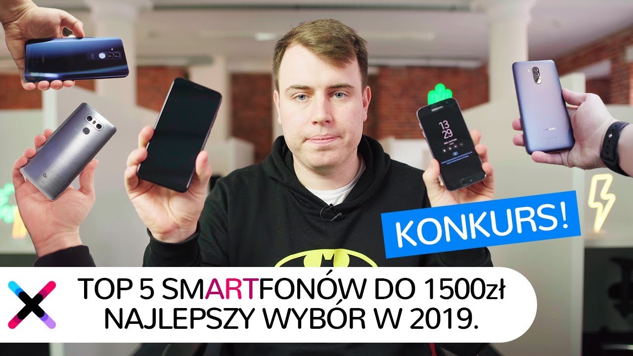 Jaki smartfon do 1500 zł? TOP 5 roku 2019 [+KONKURS! (zakończony)]