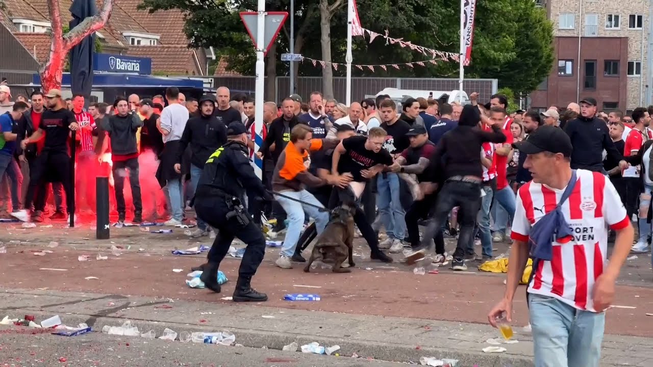 Rellen en arrestaties in Eindhoven na kampioenwedstrijd PSV
