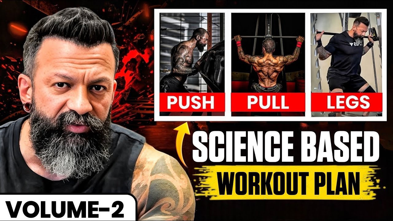 Push Pull Legs Workout Plan for 40+ with Dumbbells Only | Shivohaam