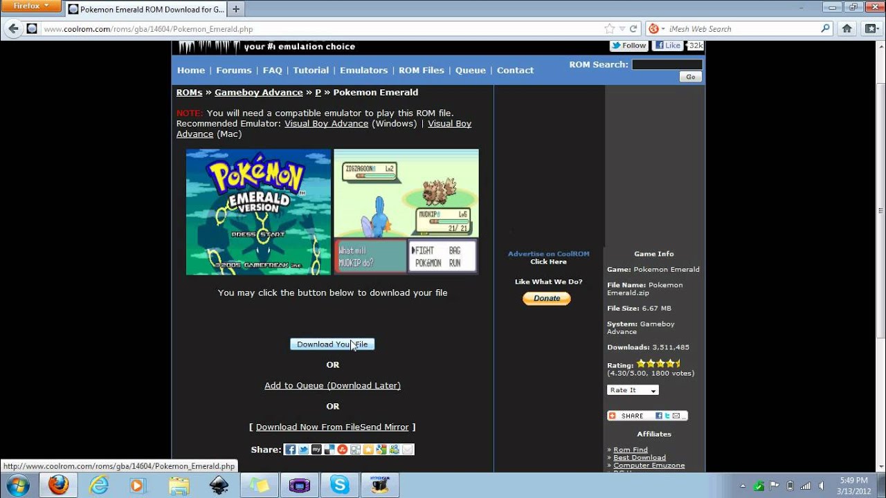 How to play Pok&eacute;mon on PC