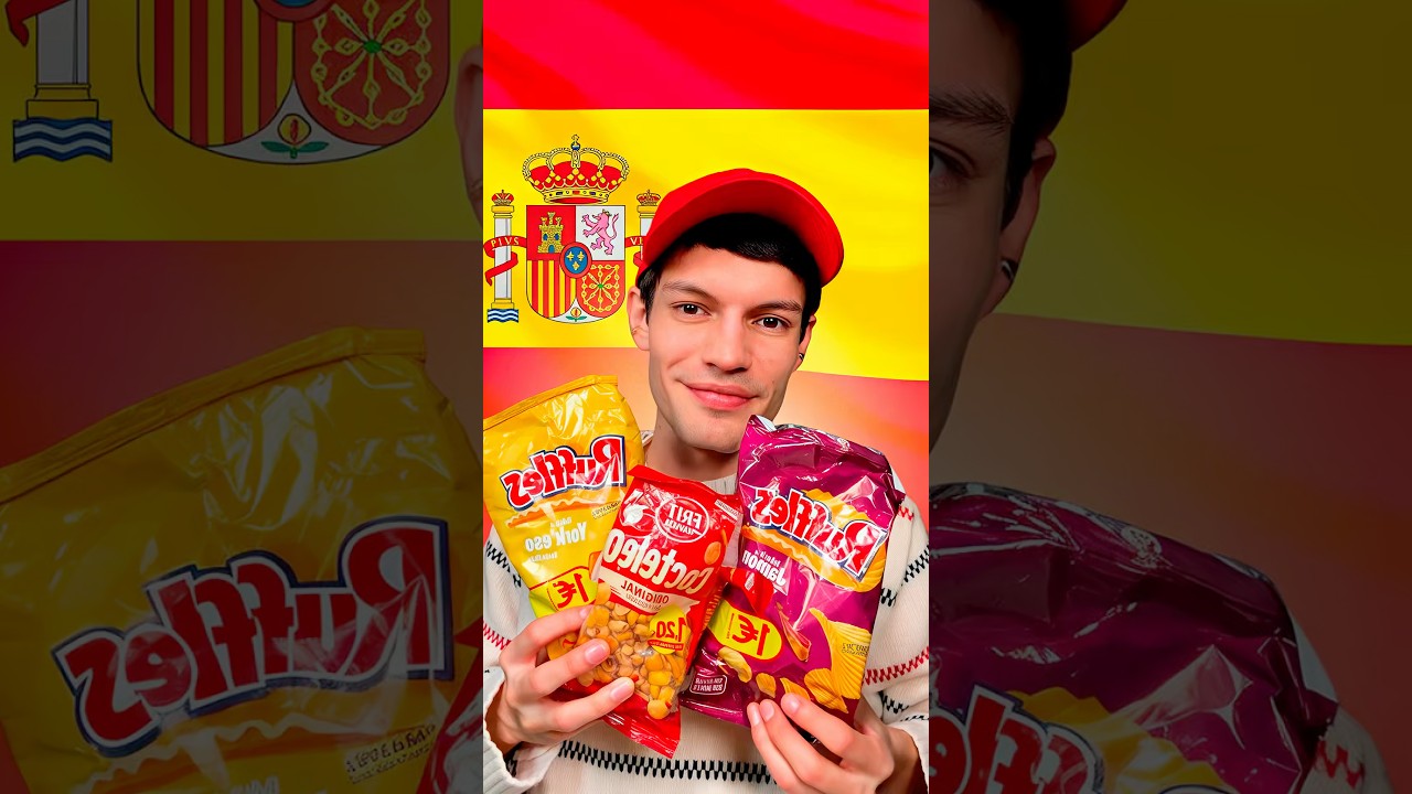 ESPAÑA TIENE LOS MEJORES SNACKS - ASMR COMIENDO 
