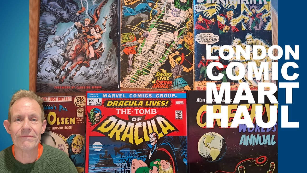 London Comic Mart Haul Nov 2025 -  Not much Bought But Some Good Comics | DC and Alan Class etc