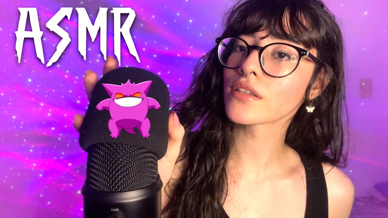 ASMR Triggers no Microfone 💜 Mic Rubbing, Gripping, Pumping, Swirling (fast & aggressive)