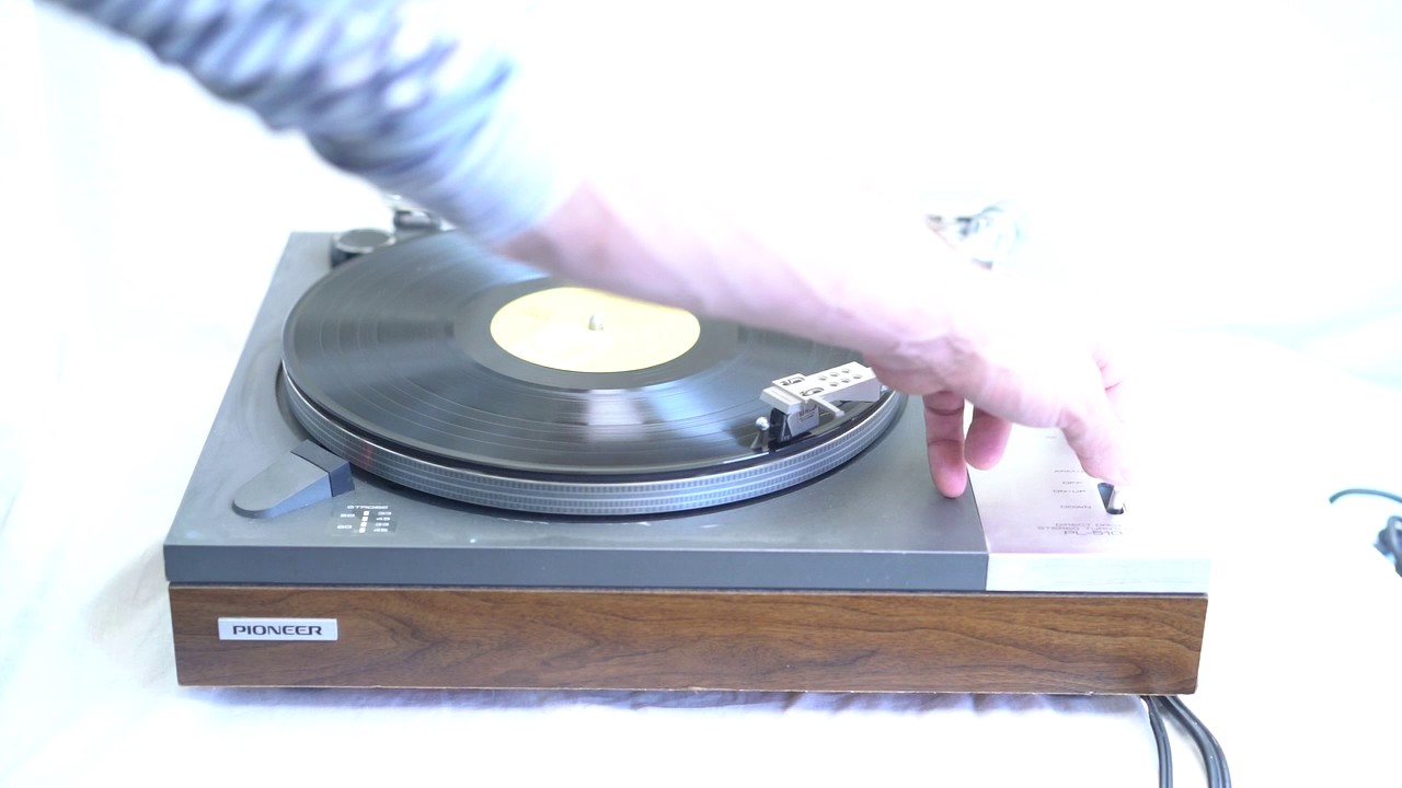 Pioneer PL-510 w/Stanton 681 EEE Cartridge, Stylus and Pre-Amp - Works - Video!
