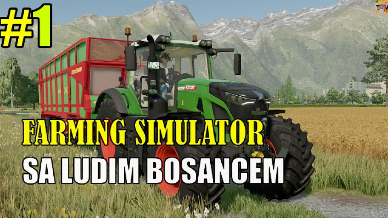 FARMING SIMULATOR SA LUDIM BOSANCEM PRVA EPIZODA