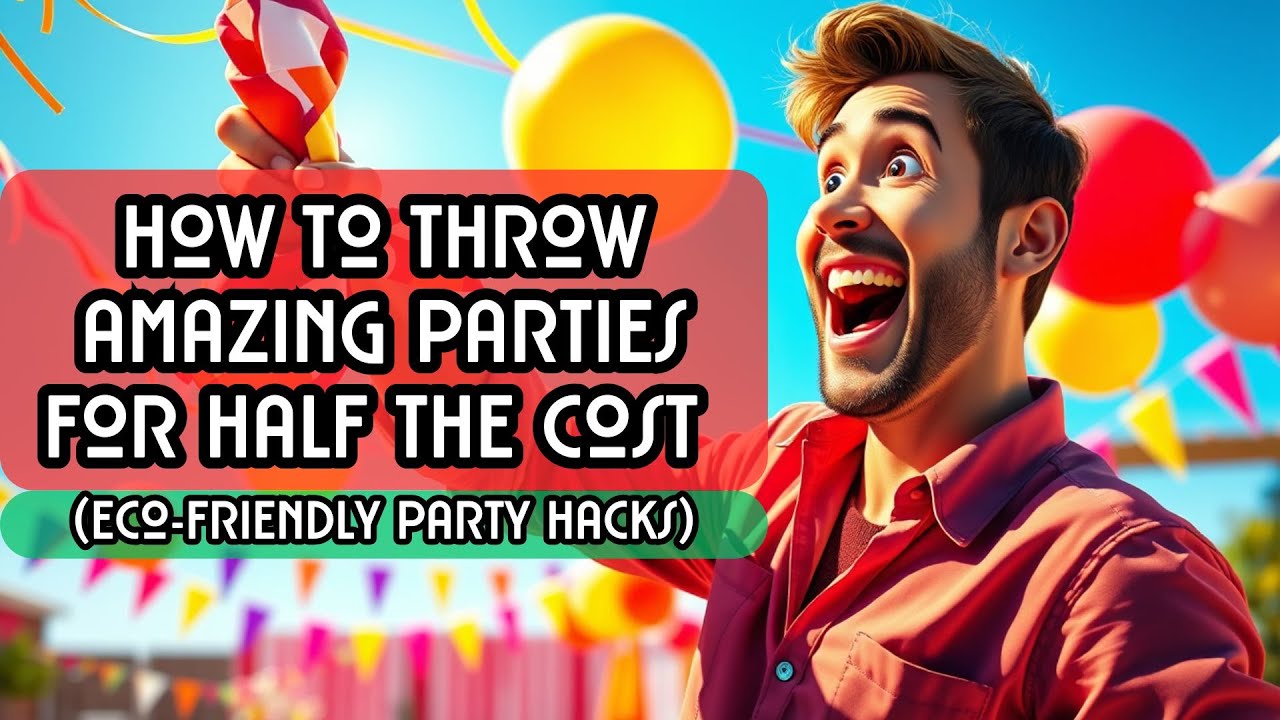 How to Throw AMAZING Parties for HALF the Cost (Eco-Friendly Party Hacks)