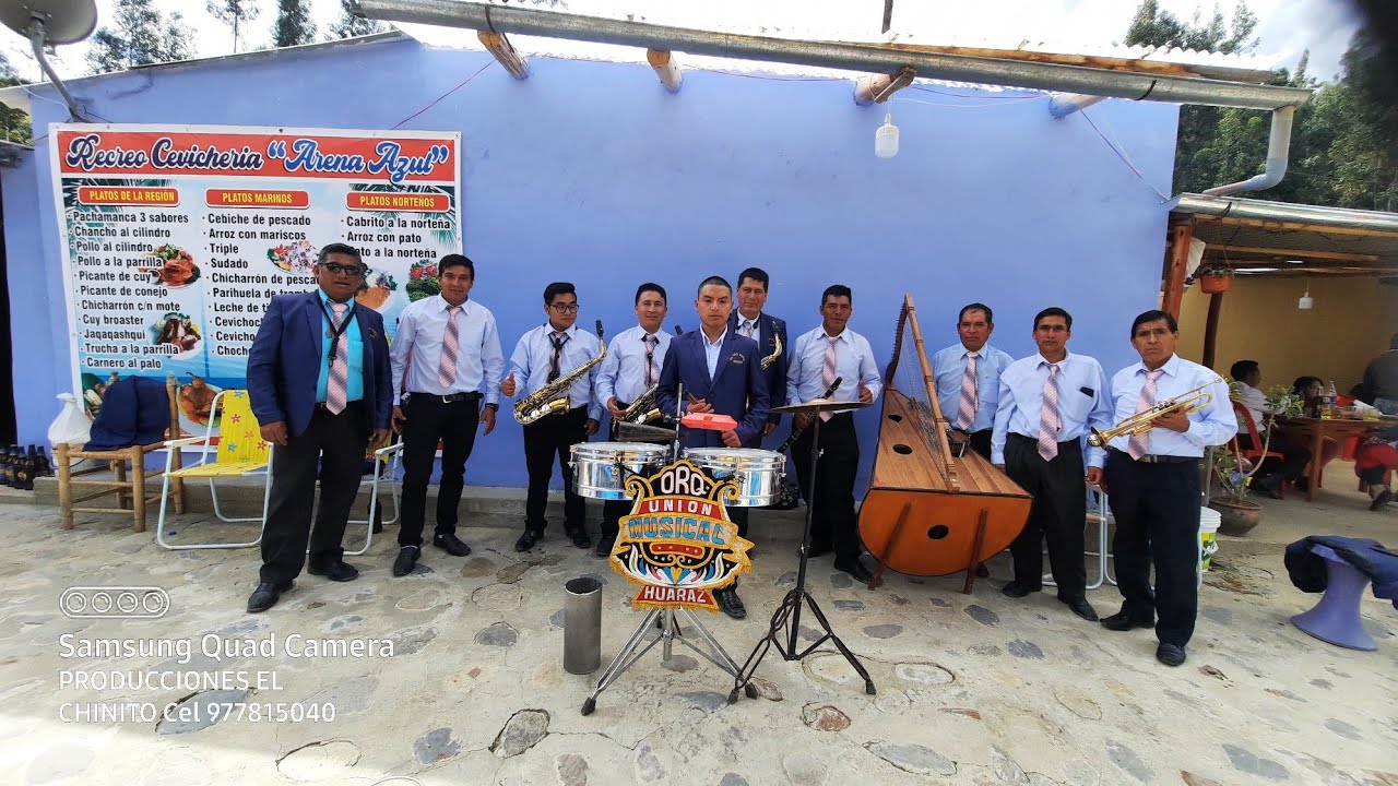 Orq Uni&oacute;n Musical Huaraz Director Ricardo Seraf&iacute;n Lazaro Mix Mario Mendoza