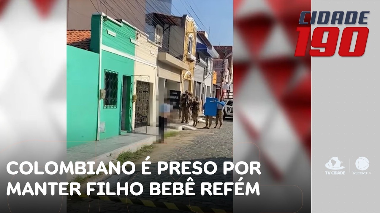 Após brigar com esposa, colombiano é preso por manter filho bebê refém | Cidade 190
