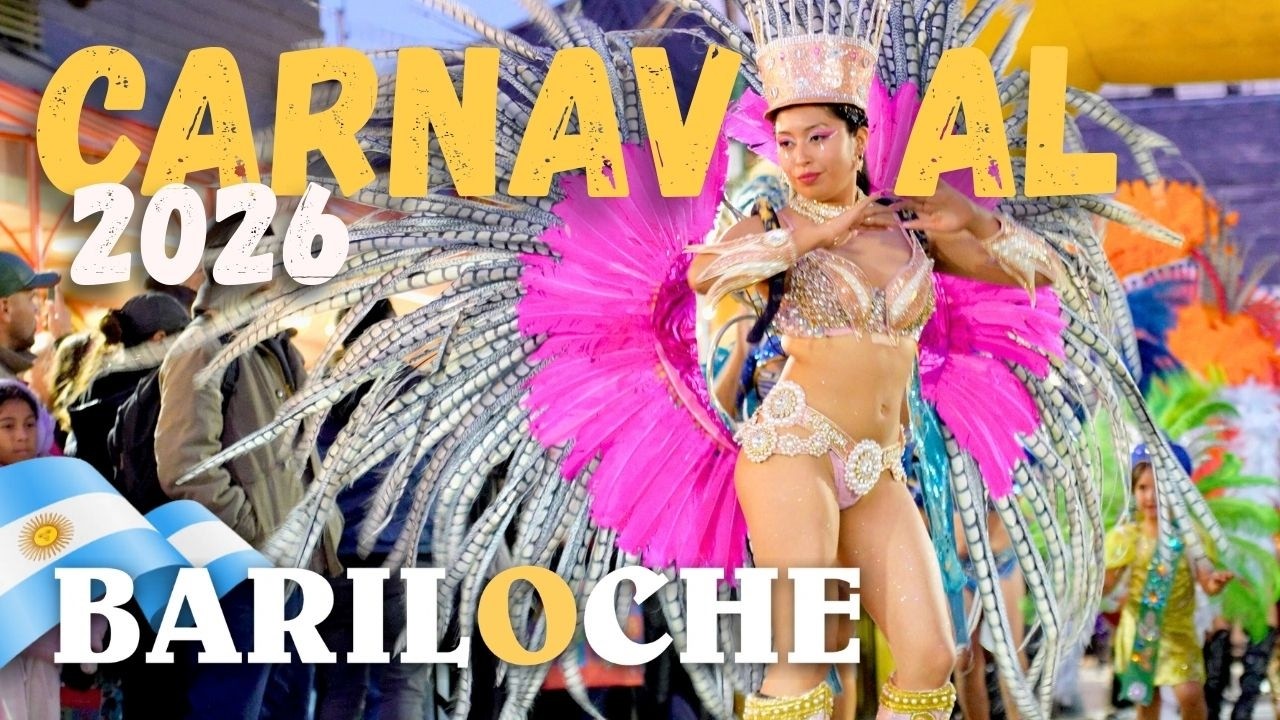 CARNAVAL 2026 - Corsos Comparsas y Murgas en 4k - BARILOCHE Argentina!