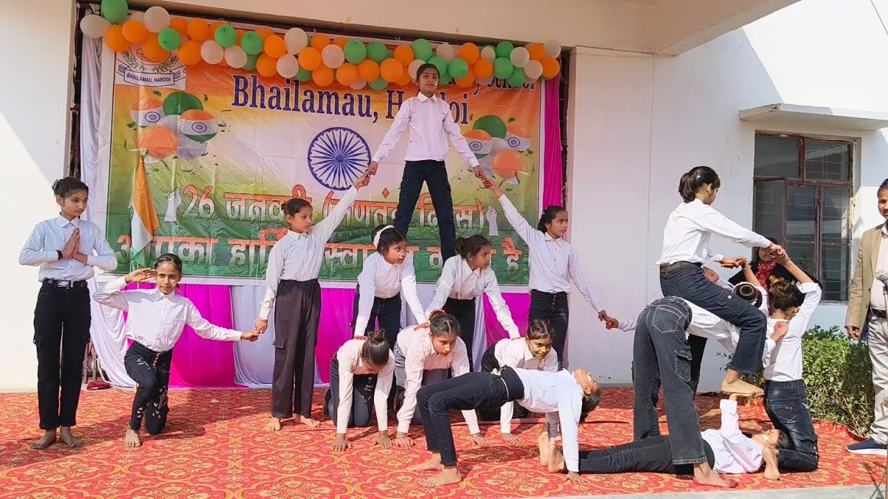 जय हो। Jay Ho।। 77th Republic day celebration। #stuntvideo #deshbhakti 
