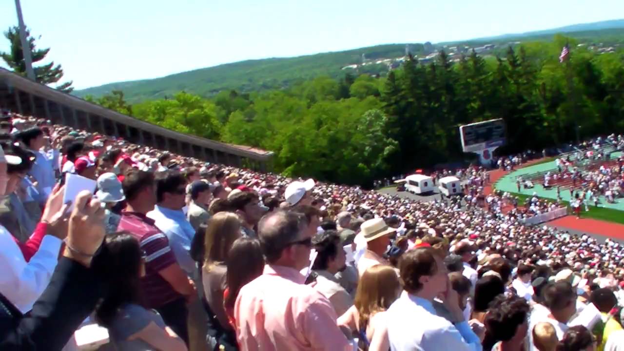 2010 Cornell University Graduation - Singing Alma Mater