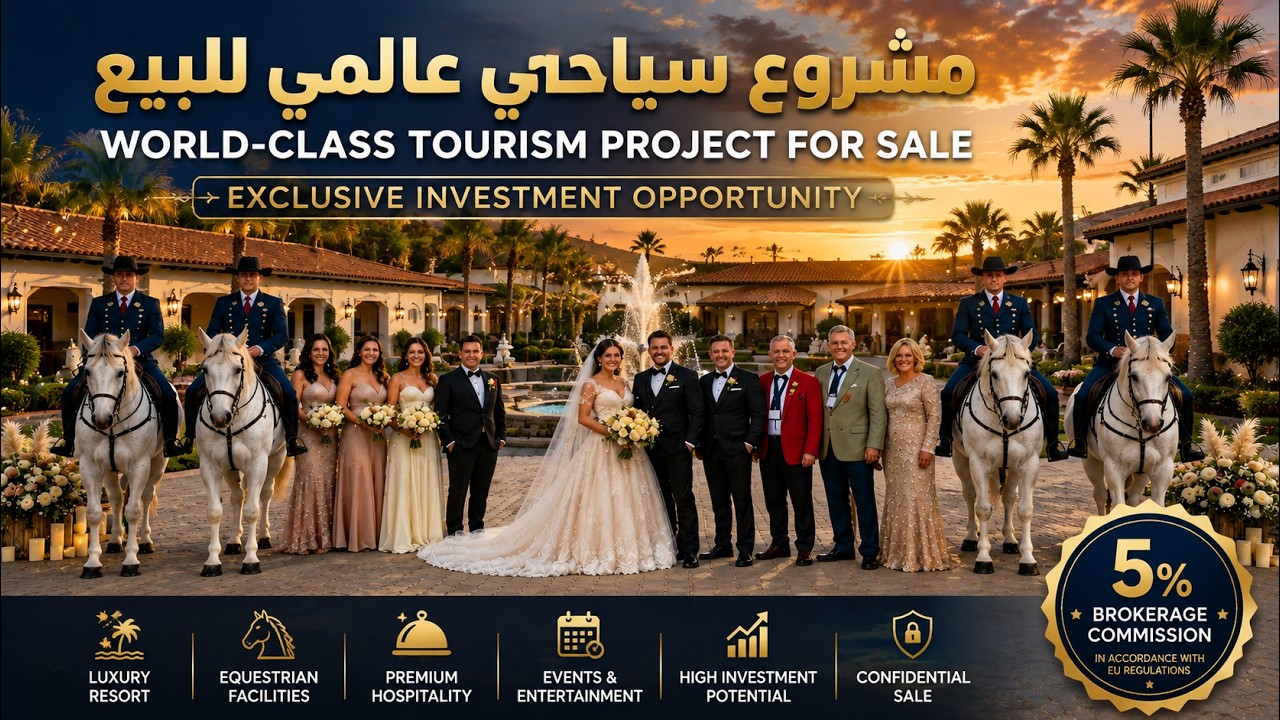 مشروع سياحي عالمي للبيع 🌍 | World-Class Luxury Resort | Exclusive Investment Opportunity ✨
