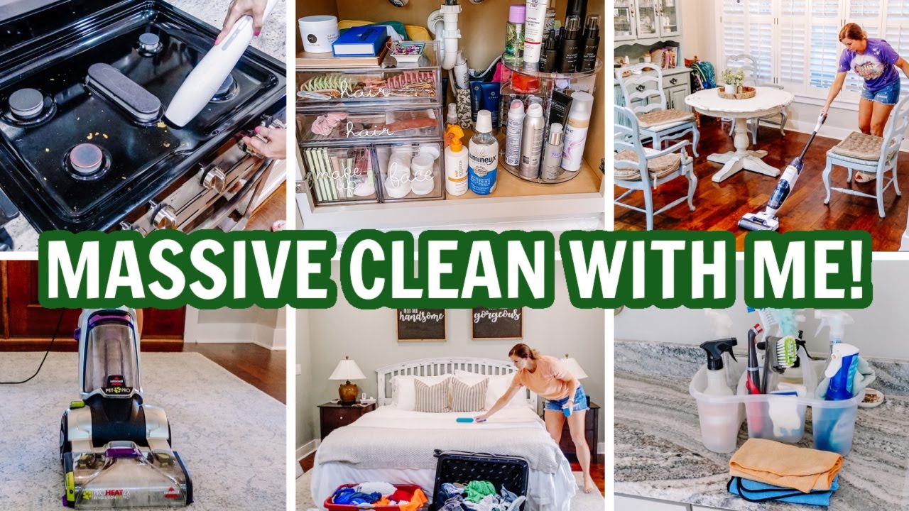 2022 MASSIVE CLEAN WITH ME! | EXTREME CLEANING MOTIVATION