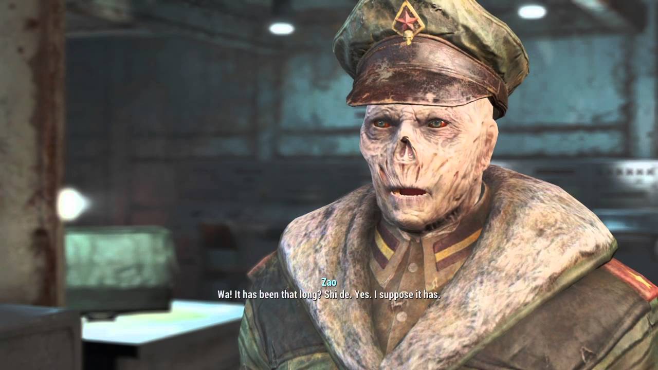 Fallout 4 secret Chinese submarine Yangtze Captain Zao
