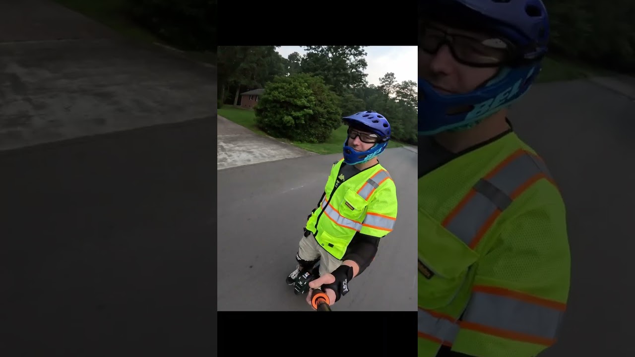 The difference 3 months and 400 miles of practice on an EUC can make