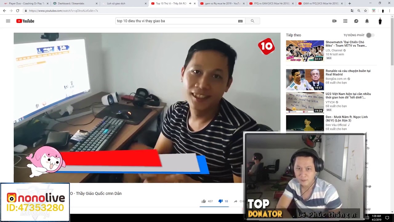 Thầy giáo ba reaction ba rọi béo và cái kết rớt răng