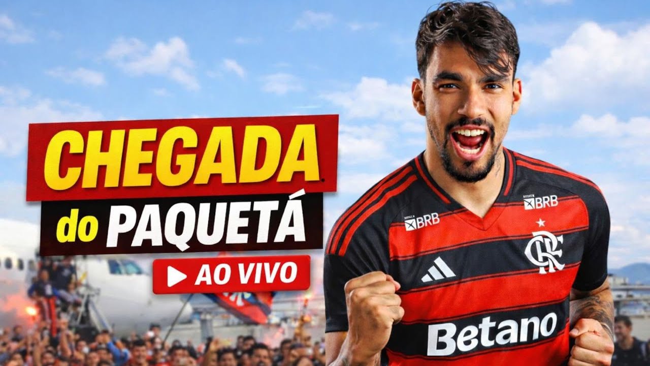 CHEGADA DO PAQUETÁ AO VIVO COM IMAGENS DIRETO DO AEROPORTO DO GALEÃO | CHEGADA DO PAQUETÁ AO RIO