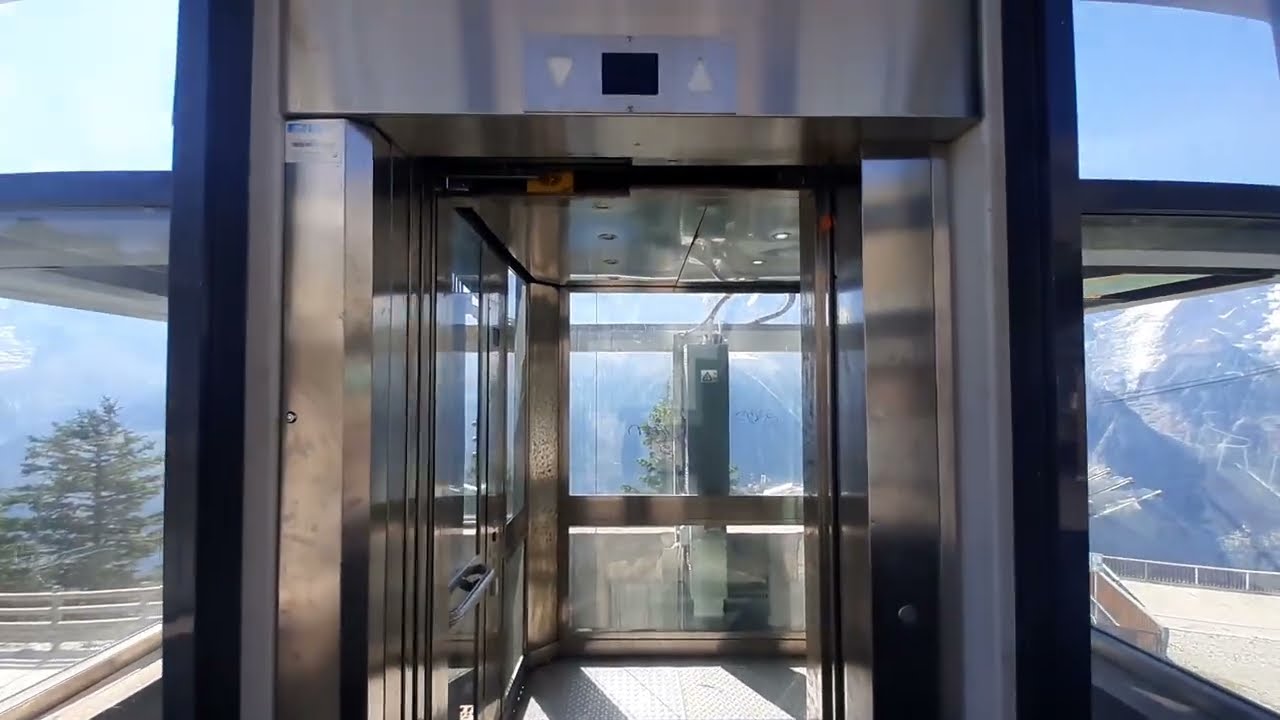 Kone elevator 653, hills, Chamonix, France
