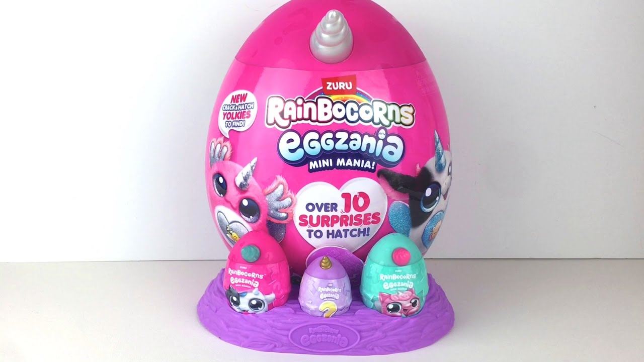 Rainbocorns EggZania Mini Mania Surprise Plush ✨ Unboxing & Review