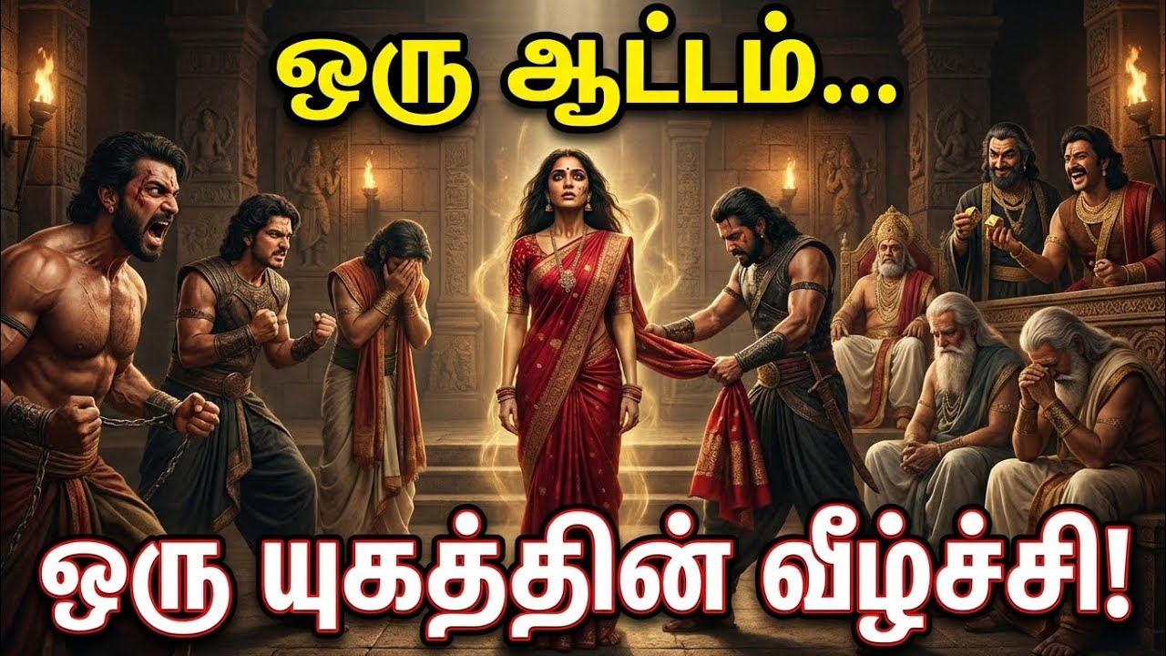 “அரண்மனையில் நடந்த அவமானம்” l The Dice Game That Changed History Forever | Mahabharata Part 4