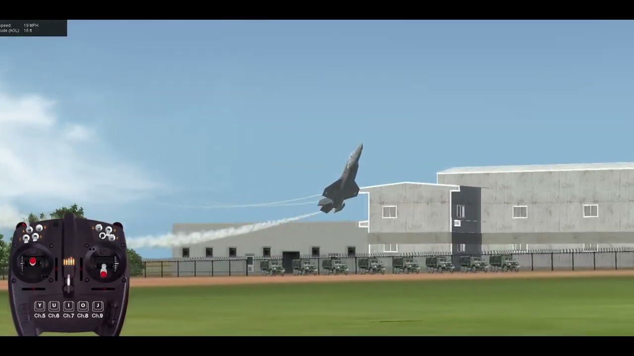 RF F-35B Lightning Full Airshow Real Sound - Oshkosh Venue