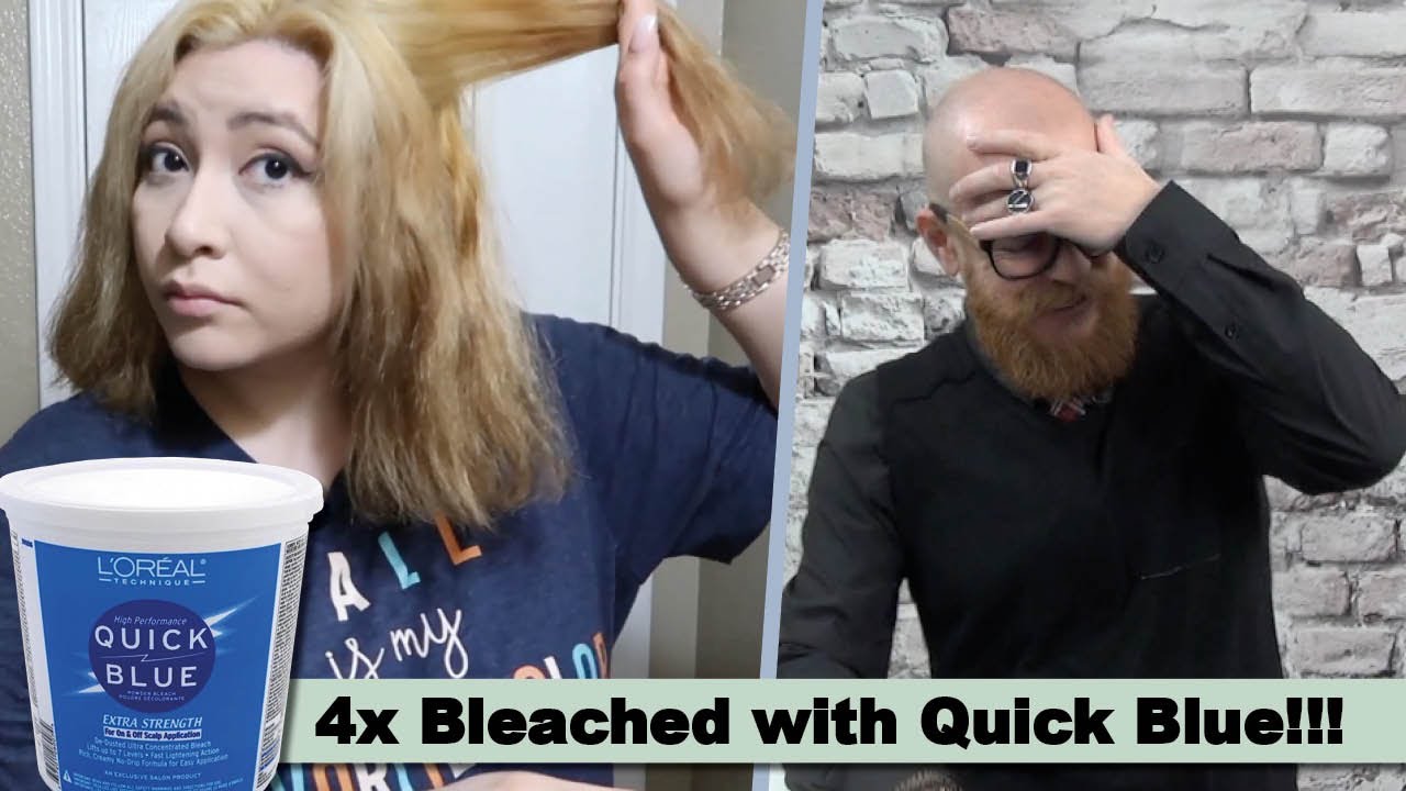 Она 4 раза обесцвечивала волосы краской Quick Blue?! Парикмахер отреагировала на эпическую неудач...