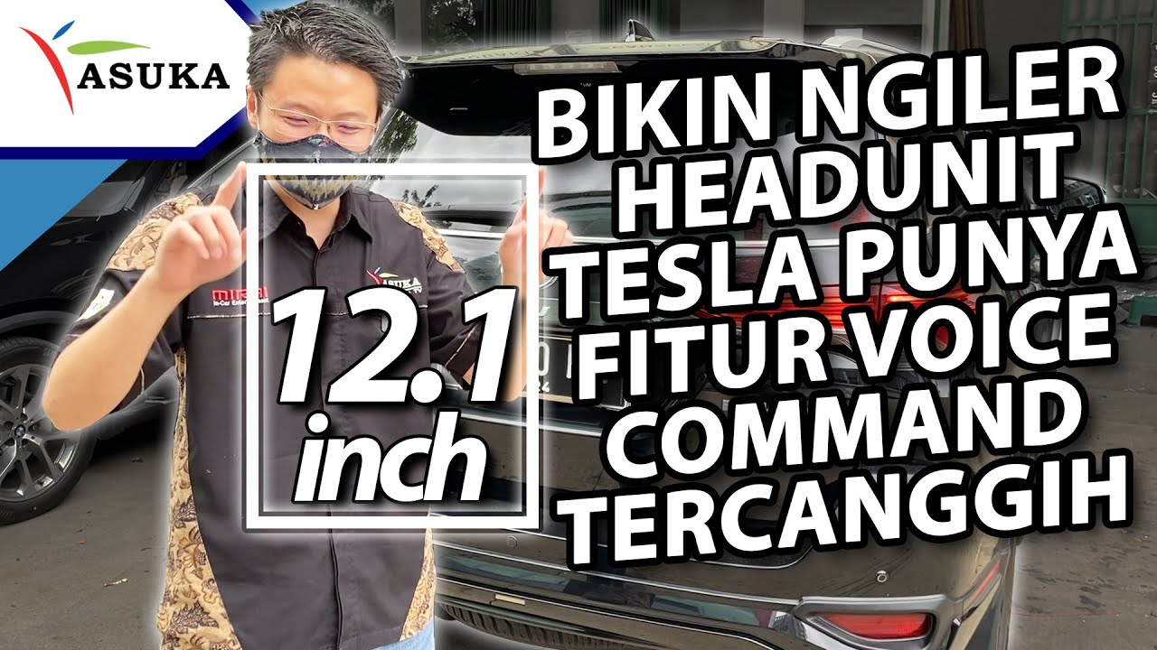 HEADUNIT TESLA STYLE OEM PAJERO DAN FORTUNER VRZ BISA BAHASA INDONESIA dan WIRELESS CAR PLAY.