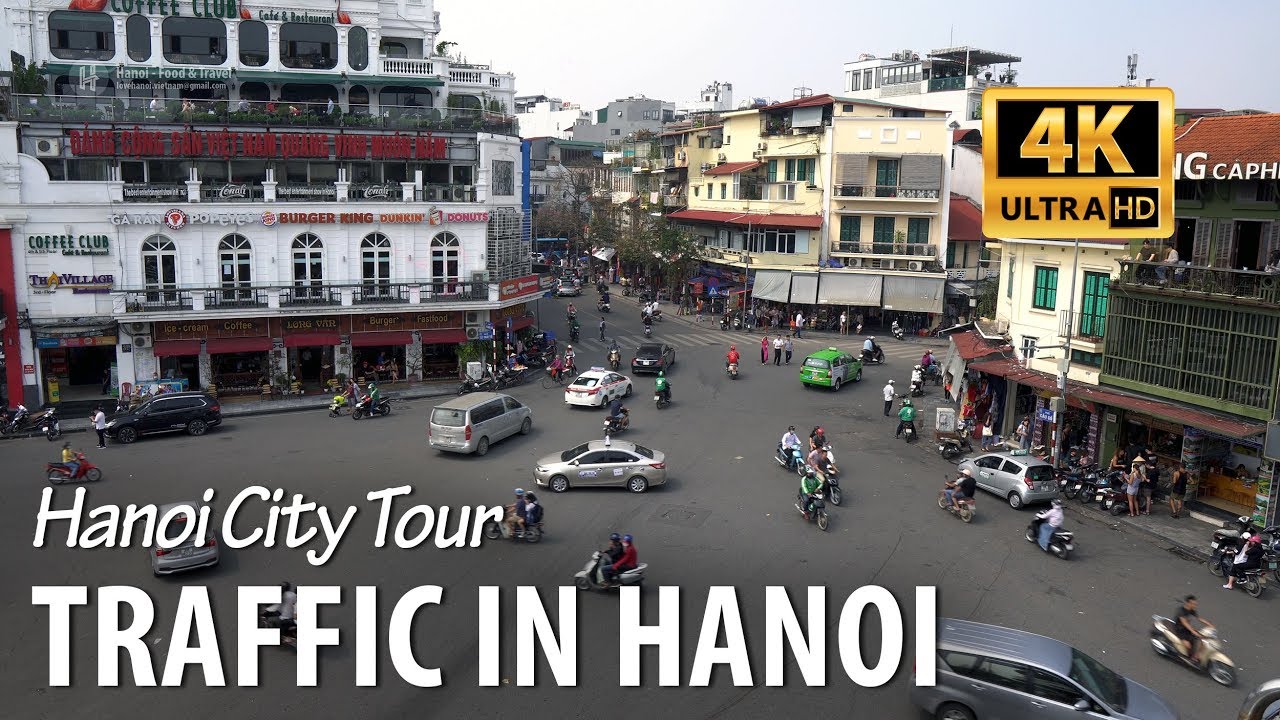 Traffic in Hanoi Vietnam 2019 (No lights, no lanes, no problem!)