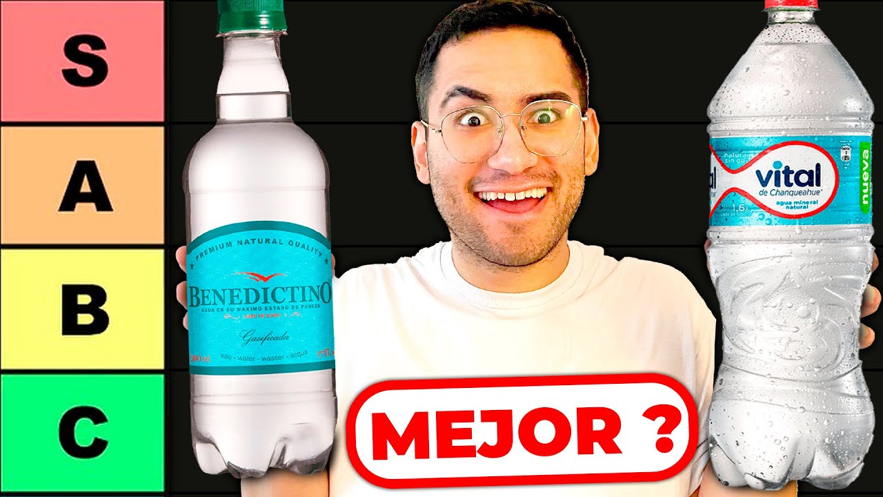 PROBANDO TODAS las AGUAS EMBOTELLADAS que existen en CHILE