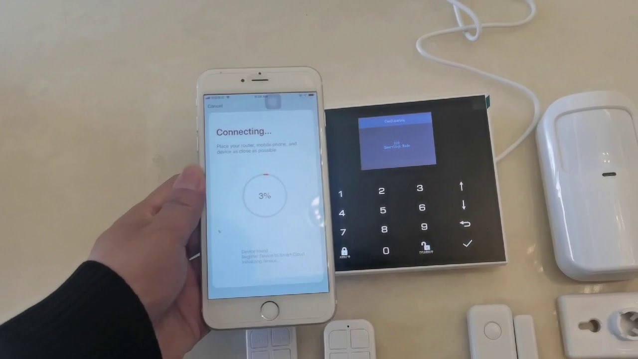 PST-G30 Tuya Smart WiFi GSM Alarm System Detail Operation Video