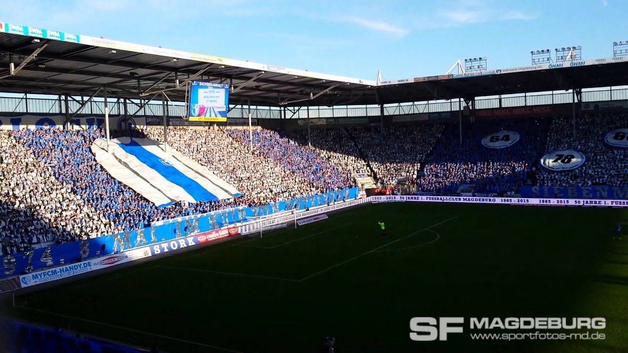 1. FC Magdeburg -  1. FSV Mainz 05 II Geburtstagschoreographie
