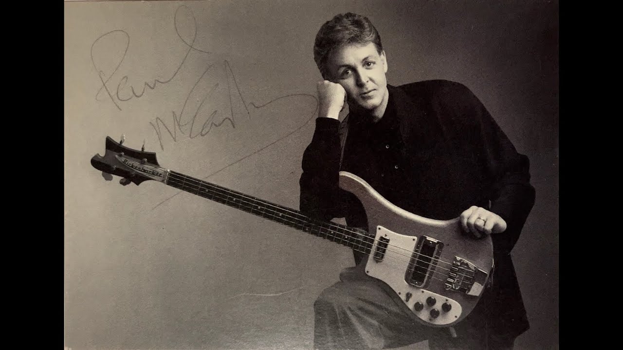 Paul McCartney Autographed All The Best! MPL Promotional Postcard HAPPY BIRTHDAY PAUL!