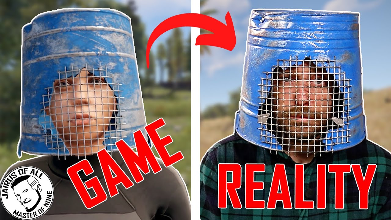 Bucket Helmet from Rust - stronger than it looks?