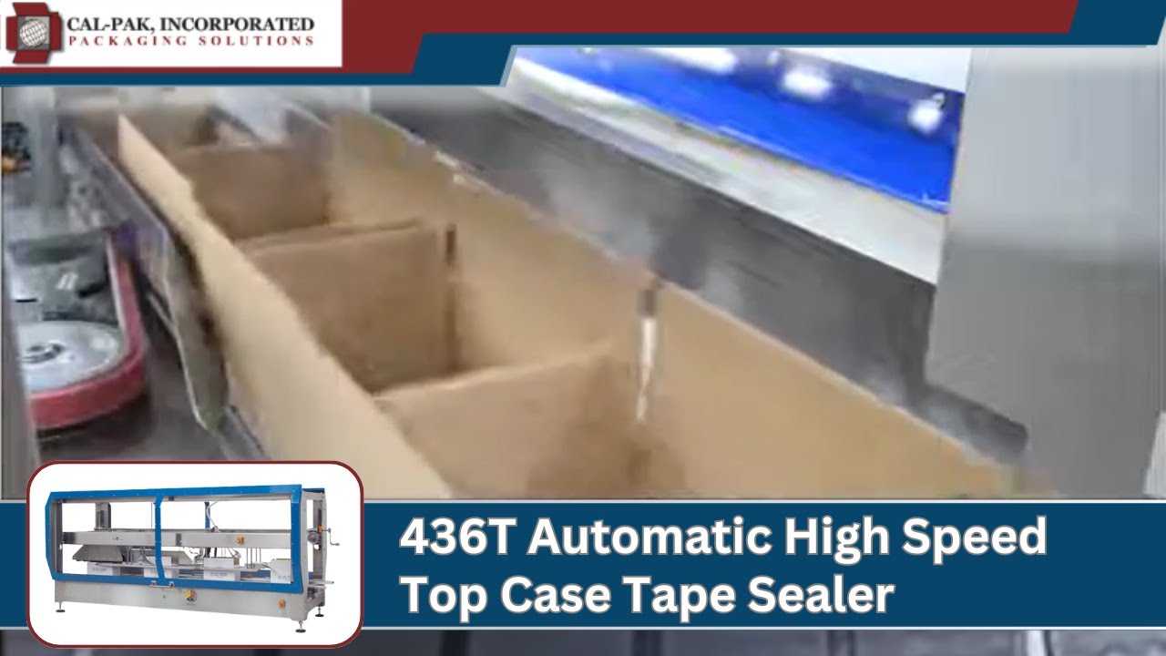 436T Automatic High Speed Top Case Tape Sealer
