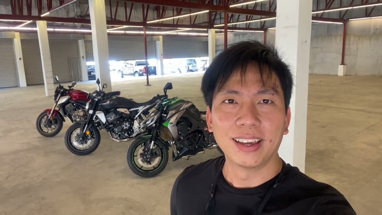 Live exhaust sound reveal of the 2021 Honda CB1000R and the 2016 Z1000!