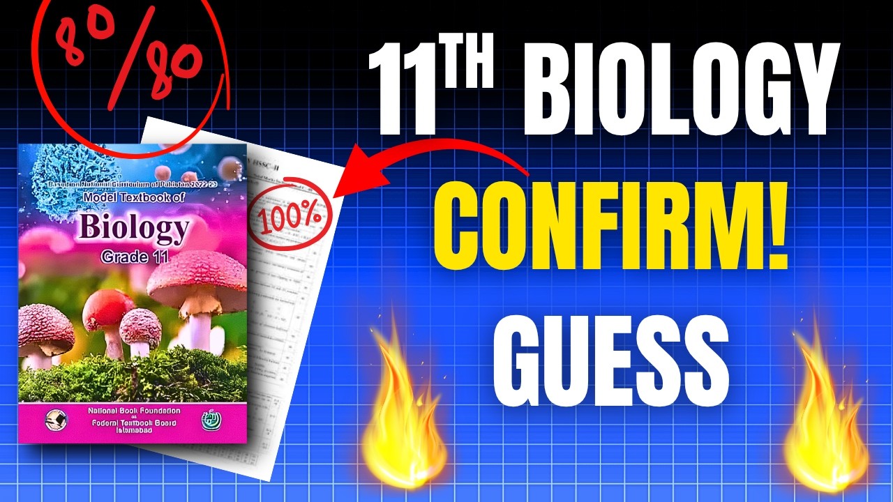 FBISE Biology HSSC 1 Guess Paper 2026🔥 | Most Important Long & Short Questions🔥