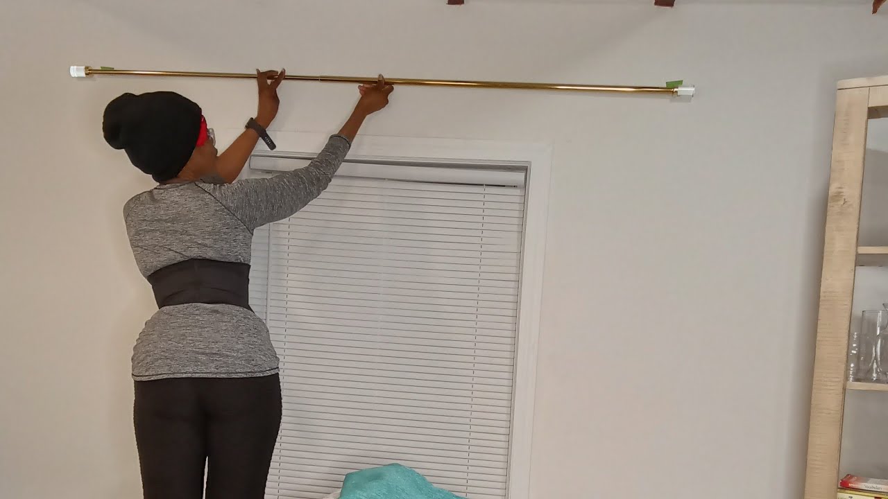 Curtain install #Projectgetitdone Part #1