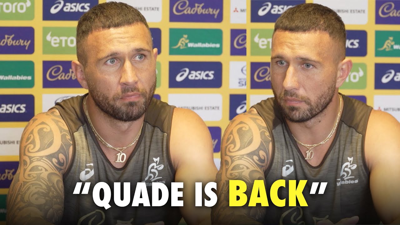 How Quade Cooper feels about starting for Australia against the Springboks