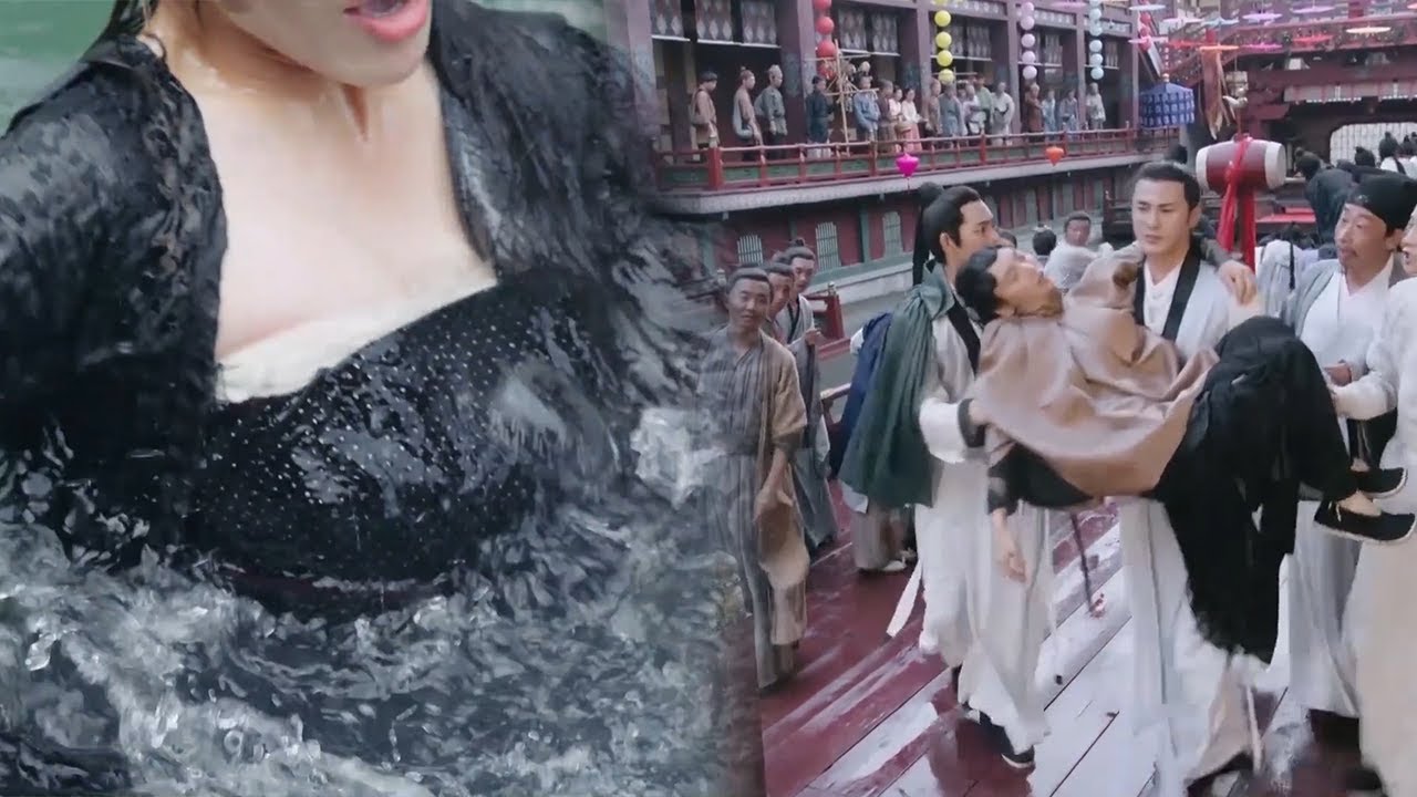 世子意外被推下河胸衣全曝光，男主再一次救了她【女世子 The Heiress】
