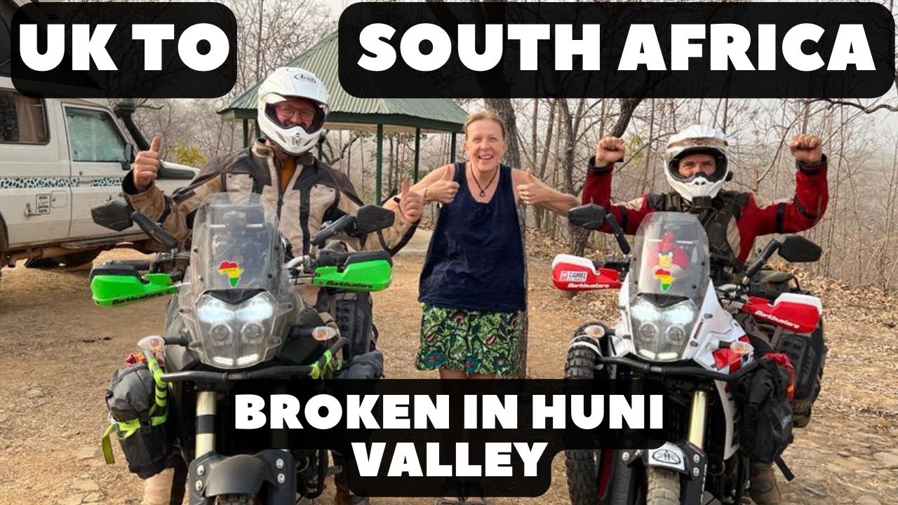Motorcycle Adventure, UK To South Africa, Broken In Huni Valley, Yamaha Tenere 700 Travel & Touring