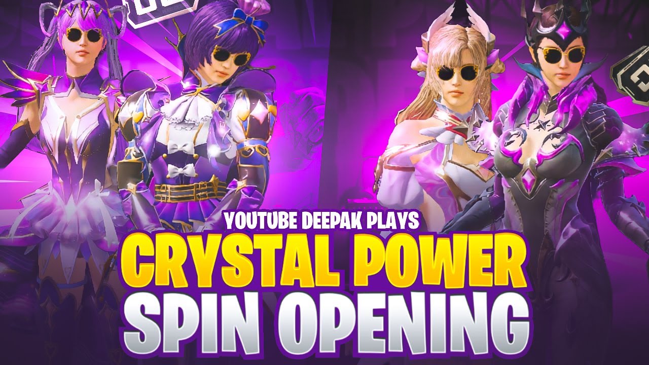 OMG NEW 8 MYTHIC CRYSTAL POWER LUCKY SPIN | CRYSTAL POWER LUCKY SPIN CRATE OPENING/BGMI