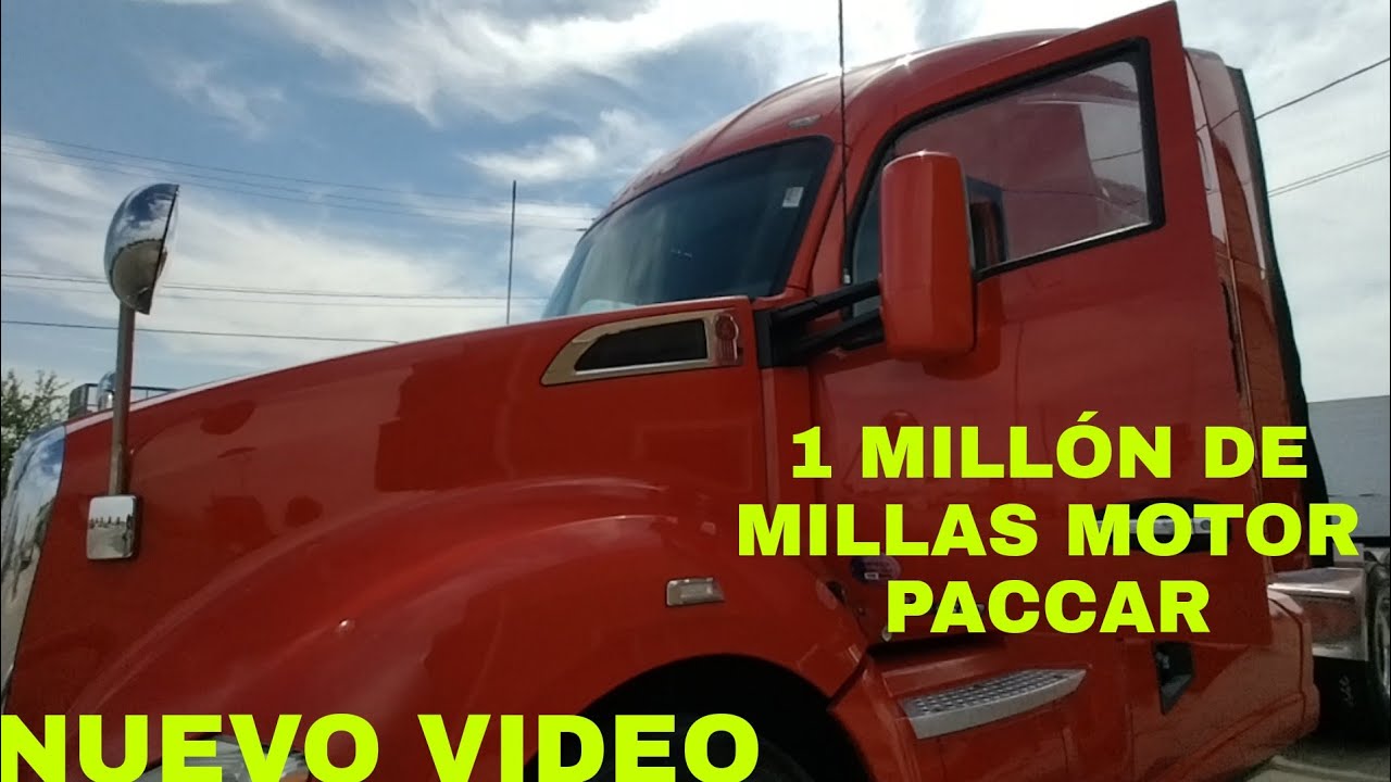 1 MILLÓN DE MILLAS KENWORTH T680 MOTOR PACCAR MX13